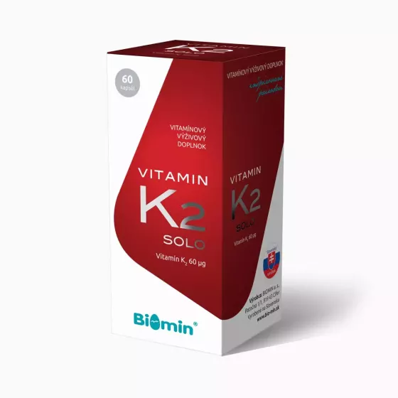 Vitamin K2 solo - 60 kapslí