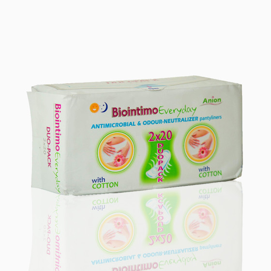 ANION Biointimo - Dámské hygienické vložky - INTIMKY DUO PACK 2x20 ks