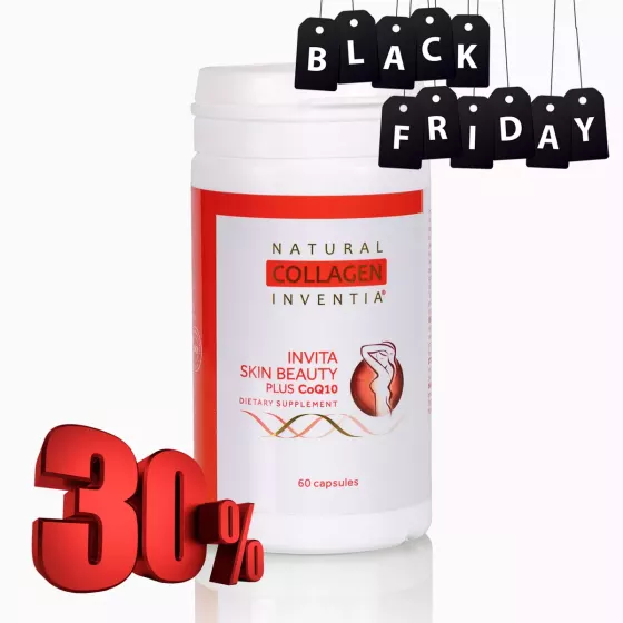 INVITA SKIN BEAUTY plus koenzym Q10 - lyofilizovaný hydrát živého kolagenu (60 kapslí)