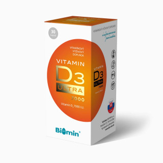 Vitamin D3 Ultra 7000 I.U. - balení na 7 měsíců - 30 kapslí
