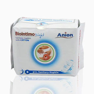 ANION Biointimo - Dámské hygienické vložky s anionovým proužkem -  NOČNÍ