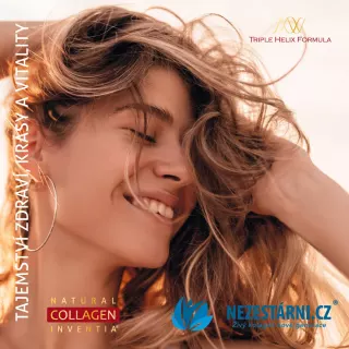 Katalog NEZESTÁRNI.CZ - Živý kolagen INVENTIA  80 stran - rady, návody, doporučení, certifikáty, dermatologické testy