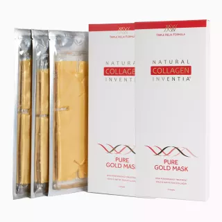 Inventia  1+1 ZDARMA - ZLATÁ MASKA s živým kolagenem - exp.11/25