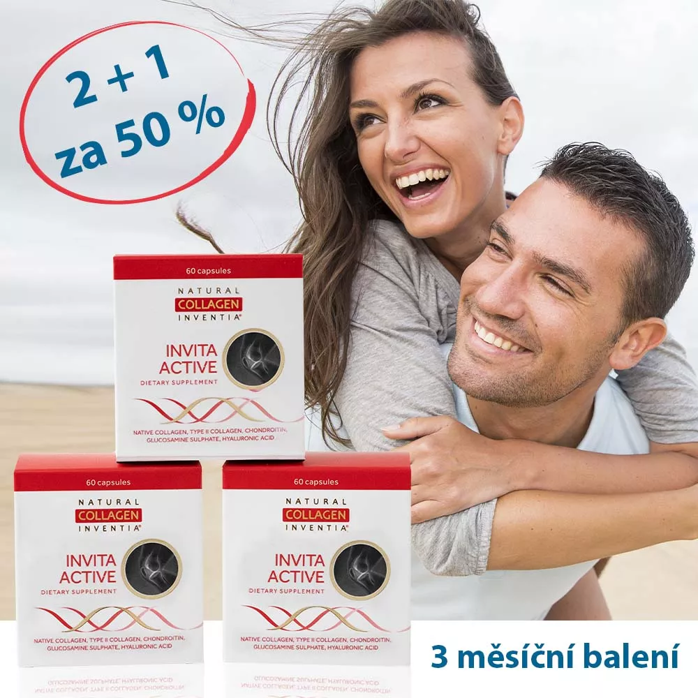 INVITA ACTIVE SE ŽRALOČÍ CHRUPAVKOU 2 + 1 za 50 %
