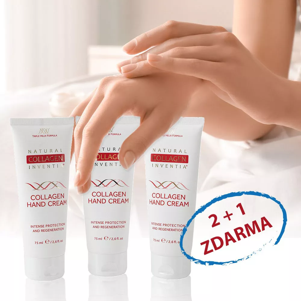 Výhodný balíček krém na ruce s živým kolagenem 2+1 zdarma