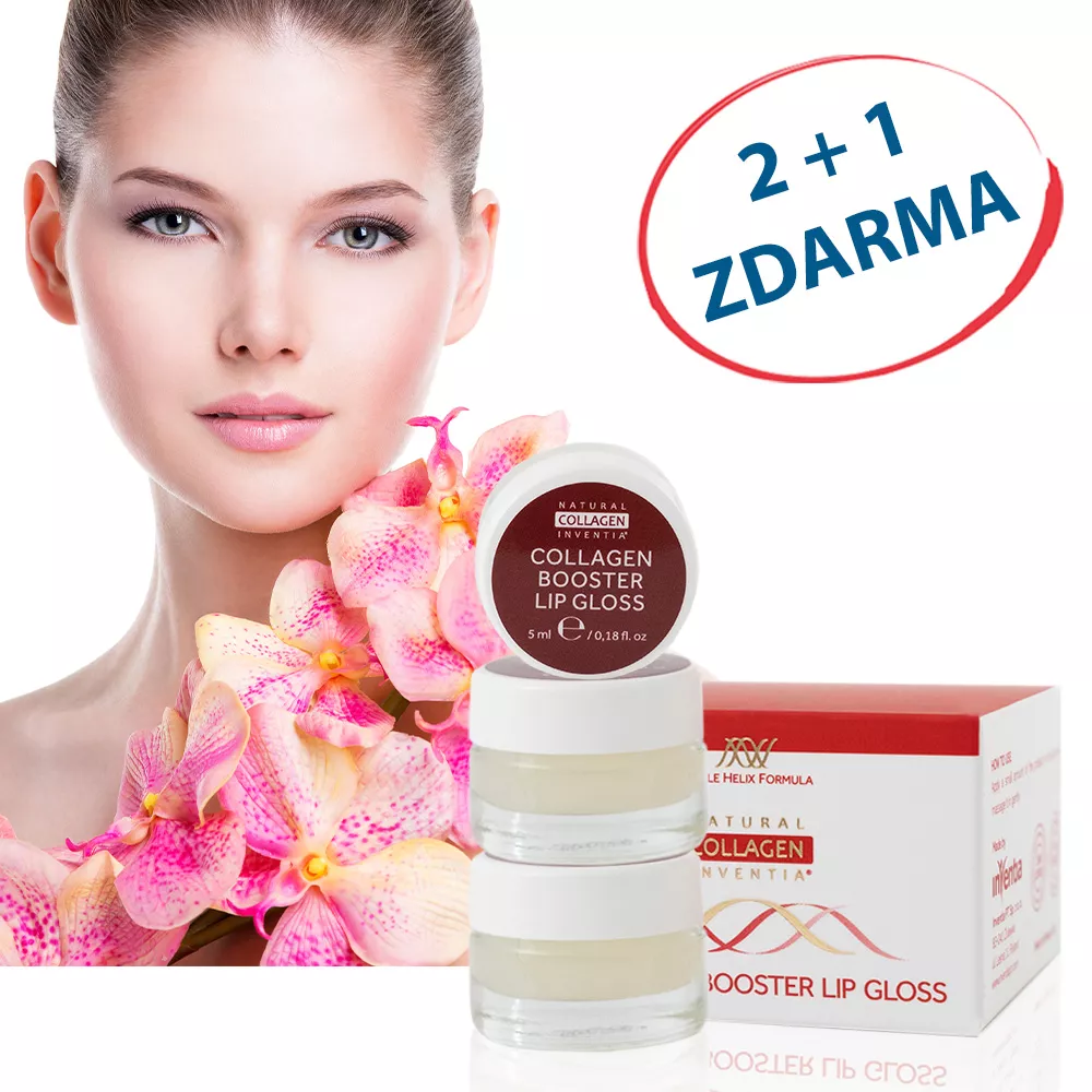 OCHRANNÝ BALZÁM A POSILUJÍCÍ LESK NA RTY – BALÍČEK 2 + 1 ZDARMA