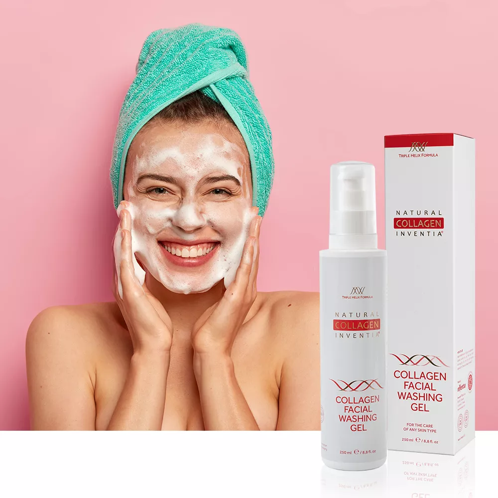 Hypoalergenní MYCÍ GEL na obličej s živým kolagenem s 30% slevou